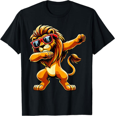 Dabbing Lion Sunglasses T-Shirt