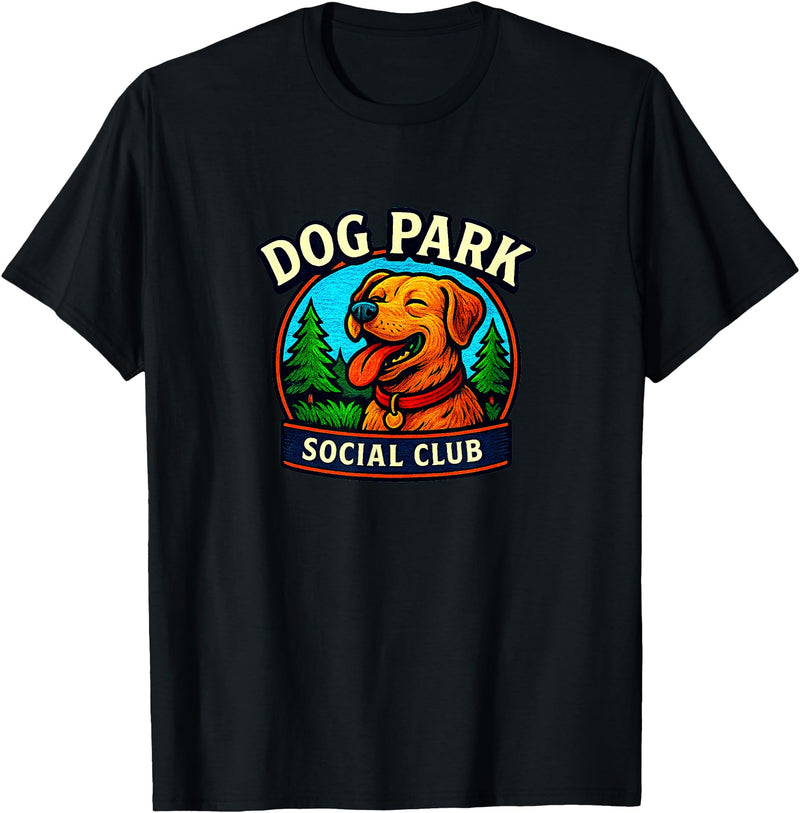 Dog Park Social Club T-Shirt - Black