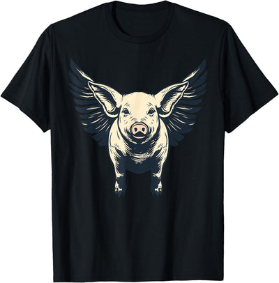 Flying Pig With Wings Fly Pig Lovers T-Shirt