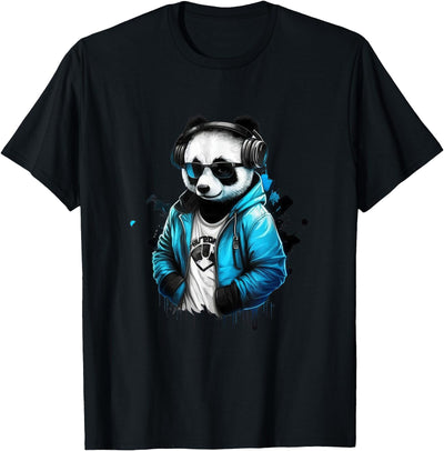 Panda Music DJ Controller Gaming Panda T-Shirt