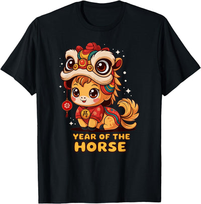 Chinese New Year of The Horse 2026 Lunar t -shir t Chinese New Year of The Horse 2026 Lunar New Year T-Shirt