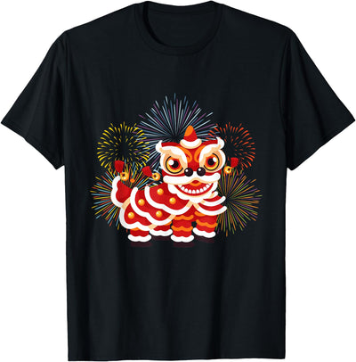 Lion Dance Chinese New Year Lunar New Year T-Shirt