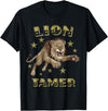 Costume Lion Lion Tamer Carnival Costume Theme Circus Staff Party Vintage T-Shirt - Black