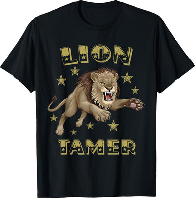 Lion Tamer Carnival Costume Theme Circus Staff Party Vintage T-Shirt