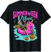 Summerween Shirt Summer Vibes Men Women Kids Summerween Summer Vibes Spooky Skeleton for Men Women Kids T-Shirt - Black