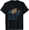 Buffalo Animal Buffalo Bison Animal Costume for Boys and Girls T-Shirt - Black