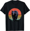 Wowsome! Retro Vintage Black Bear T-Shirt - Black