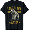 Lake Clark National Park AK USA Designs Souvenirs Lake Clark National Park Alaska USA Bear Design T-Shirt - As Pictured