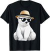 ZoofanatiK Polar Bear Lover Sunglasses Print T-Shirt - As Pictured