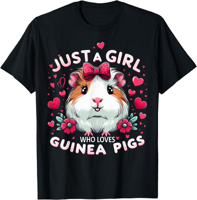 Just A Girl Who Loves Guinea Pigs Lover Mom T-Shirt