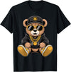 Magical and Funny Teddy Bear Gifts Cool Teddy Bear Hip Hop T-Shirt - Black