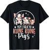 Kune Kune Pig Accessories & KuneKune Clothes Kune Kune Pig Essentials Kunekune Pig Lover Kune Kune Mom T-Shirt - Black