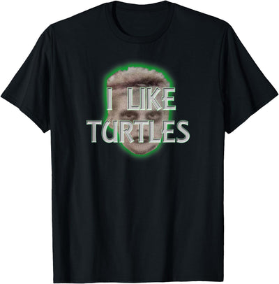 Turtle Republic "I LIKE TURTLES" Zombie Meme T-shirt for Animal Lovers