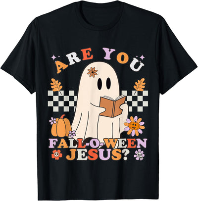 Christian Halloween by AKH Are You Falloween Jesus, Christian Halloween T-Shirt