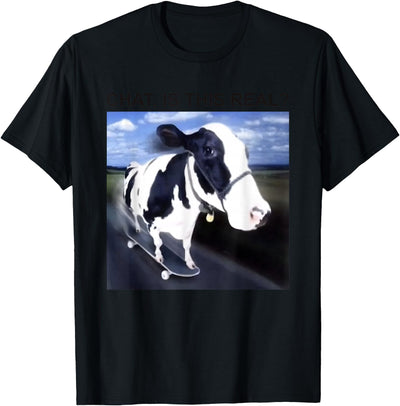 Real Skateboarding Dairy Cow T-Shirt