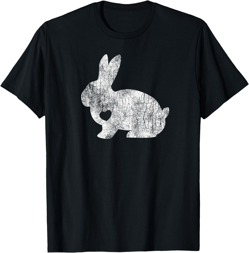 Love Bunny Rabbit Lover Animal Pet Owner Easter Gift T-Shirt in Black