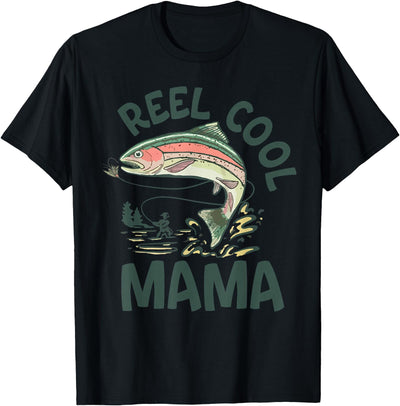 O Fishally One 1st Birthday Fishing Family Reel Cool Mama T-Shirt