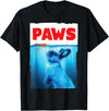 Paws Rabbit Bunny and Carrot Top, Cute Funny Rabbit Lover T-Shirt in Black