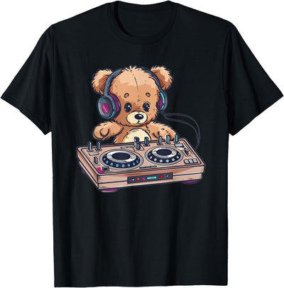 Cute Teddy DJ T-Shirt