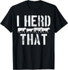 Daneisyista Vintage Cow Beef Butcher Farmer Gift T-Shirt - Black