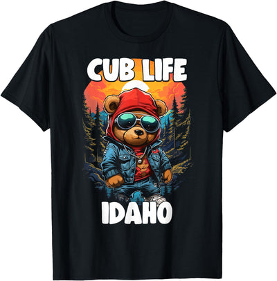 Idaho Grizzly Brown Bear Cub For Kids Women T-Shirt