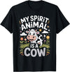 COW Designs By ShirtZilla My Spirit Animal is A Cow T-Shirt Funny Cows T-Shirt - As Pictured