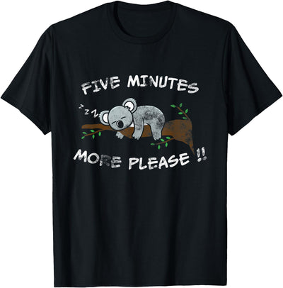 Slow Koala Bear Hanging Sleeping In A Tree T-Shirt