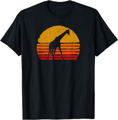 Giraffe Shirt. Retro Style T-Shirt