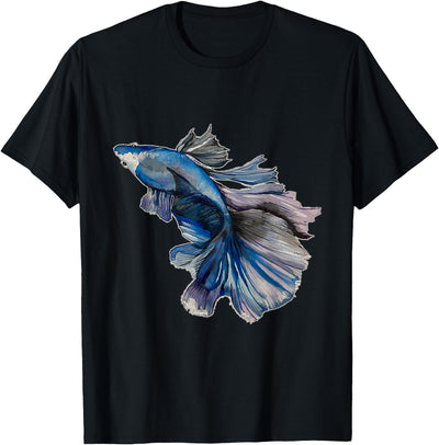 Blue Beta Fish T-Shirt