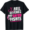 Reel Bitches catch fishes tee Reel Bitches Catch Fishes Funny Fishing T-Shirt - Black