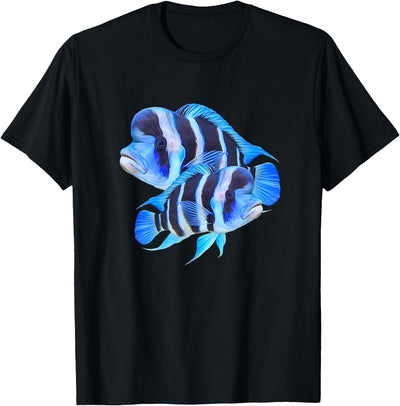 Frontosa Cichlid Fish Aquarium Owners Monster Fish Gift T-Shirt