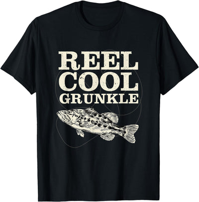 Reel Cool Grunkle Fly Fishing Walleye Fishing Pole Grunkle T-Shirt