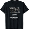 Cow Angus Tagging Things Way Before It Was Cool Black Angus T-Shirt - Black