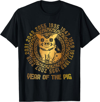Chinese New Year Of The Pig Chinese Zodiac Year 2031 T-Shirt