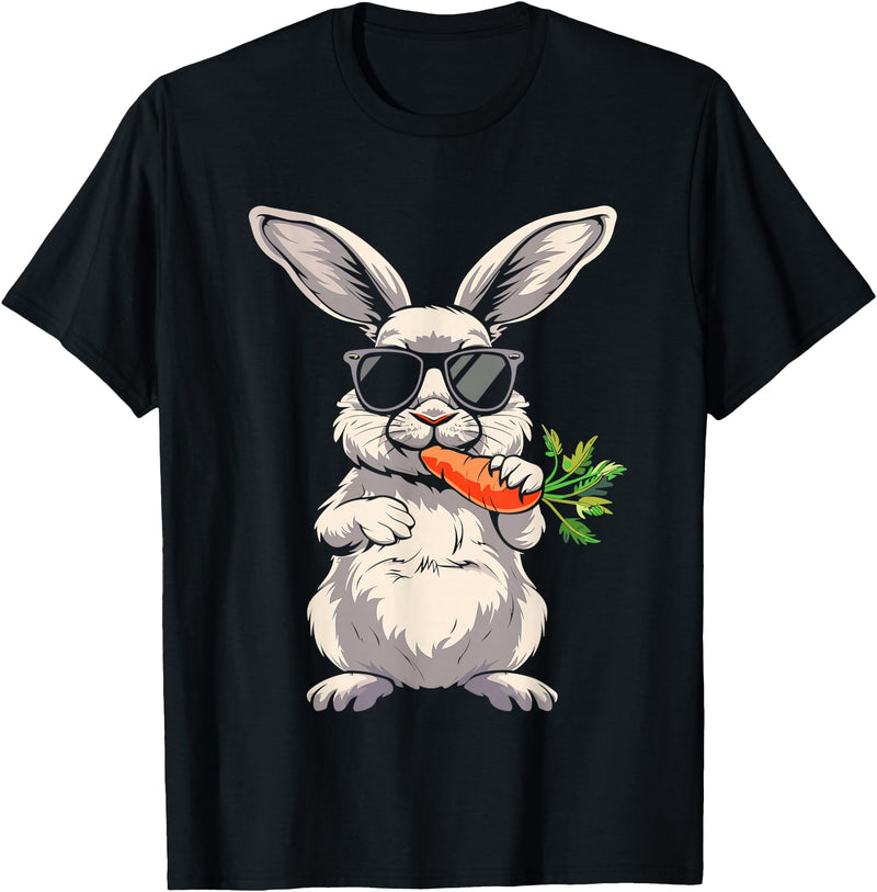 Bunny for Boys Men T-Shirt in Black