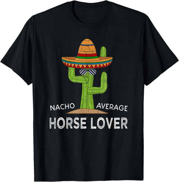 Cartba Horse Co. Funny Horse Lover Ranch Equestrian T-Shirt - Black