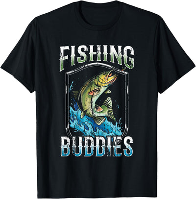 Fishing Buddies Fisher Buddy Fisherman T-Shirt