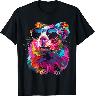 Guinea Pig Lovers Design Pop Art Funny T-Shirt
