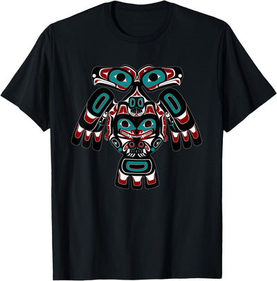 Alaska Native American Indian Tlingit Eagle Bear Clan Spirit T-Shirt