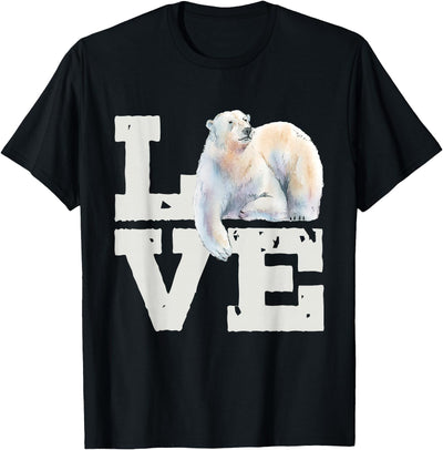 Funny Polar Bear Shirts Polar Bear Lover Zookeeper Zoo Animal Lover Wildlife T-Shirt