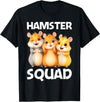 Cute Hamster Design for Men Women Kids Dwarf Hamster Lovers T-Shirt - Black