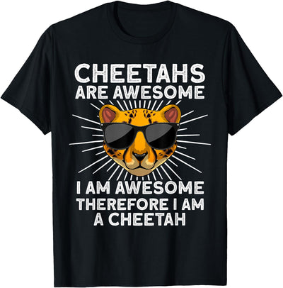 Cheetah Gift Cheetah Print Lover Accessories Stuff Cute Cheetah Design for Men Women Cat Animal Cheetah Lover T-Shirt