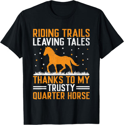 American Quarter Horse Riding Racing Horses American Quarter Horse Owner Horse Riding Horses Racing T-Shirt