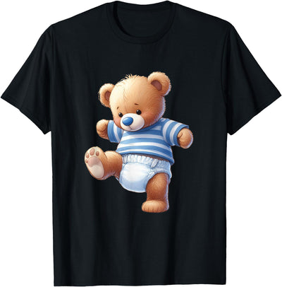 Baby Boy Teddy Bear Baby Shower Gender Reveal T-Shirt