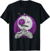 E-Girl Aesthetic Clothes Soft Grunge Clothing Scary Funny Graphic Voodoo Doll Teddy-Bear Halloween Gothic T-Shirt - Black