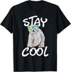 Funny Polar Bear Shirts Stay Cool - Polar Bear Cub Wildlife Zoo Animal Lover T-Shirt - Black