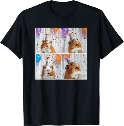 Funny Guinea Pig Face Pet Cavy Mom Birthday T-Shirt
