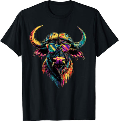 Big Five Buffalo Motif for Africa Wilderness Lover Buffalo T-Shirt