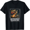 Genesis Design Fun Llama T-Shirt - Black