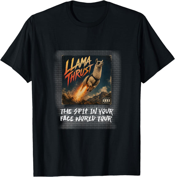 Genesis Design Fun Llama T-Shirt - Black